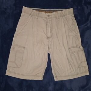 Wear First‎ Free Band Cargo Shorts Mens Ripstop Classic Tan Beige Size 32